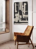 لوحة كانفاس على إطار خشبي بتصميم ريترو