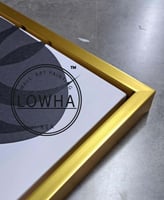 لوحة كانفاس على إطار خشبي بتصميم مربعات