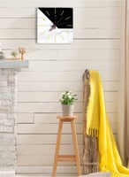 ساعة حائط مصنوعة من الأكريليك تعمل بالبطارية، بتصم...