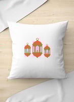 غطاء وسادة من البوليستر بتصميم فانوس رمضان