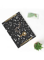 صينية تقديم مصنوعة من الأكريليك مزخرفة بتصميم داكن...