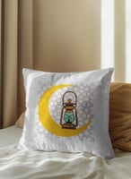 غطاء وسادة من البوليستر بتصميم فانوس رمضان