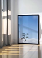 لوحة كانفاس على إطار خشبي، تصميم لقد حل الشتاء، لل...