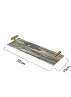 صينية تقديم مصنوعة من الأكريليك مزخرفة بتصميم مموه...