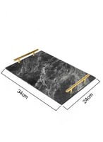 صينية تقديم مصنوعة من الأكريليك مزخرفة بتصميم شكل...