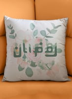 غطاء وسادة من البوليستر لرمضان بتصميم ورود