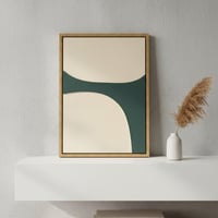 لوحة جدارية بارزة مصنوعة يدويا بتصميم عصري مع إطار...