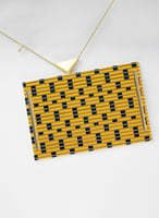 صينية تقديم مصنوعة من الأكريليك مزخرفة بتصميم مستط...