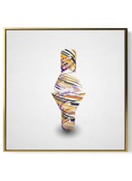 لوحة كانفاس على إطار خشبي بالفن التصوري لتصميم فن...