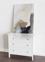 لوحة كانفاس على إطار خشبي، تصميم فن تجريدى ، للمنز...