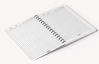 دفتر سلك للمدرسة ٦٠ ورقة بغلاف من الورق المقوى حرو...