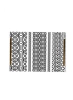 صينية تقديم مصنوعة من الأكريليك مزخرفة بتصميم مجمو...