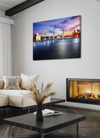 لوحة كانفاس على إطار خشبي لضريح جناح بمدينة كراتشي...