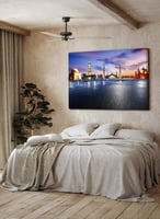 لوحة كانفاس على إطار خشبي لضريح جناح بمدينة كراتشي...