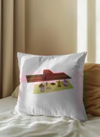 غطاء وسادة من البوليستر بتصميم إفطار رمضان بجلسة ع...