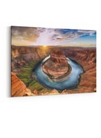 لوحة كانفاس على إطار خشبي لمنعطف حدوة الحصان في كو...