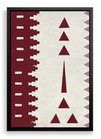 لوحة كانفاس على إطار خشبي بتصميم مستوحى من الطابع...