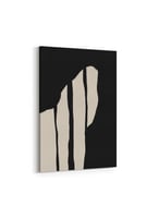 لوحة كانفاس على إطار خشبي بتصميم فن تجريدي