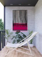 لوحة كانفاس على إطار خشبي، تصميم نمط متكرر، للمنزل...