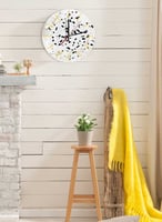 ساعة حائط مصنوعة من الأكريليك تعمل بالبطارية، بتصم...