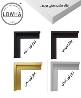 لوحة كانفاس مربع على إطار خشبي، تصميم فن تجريدي، ل...