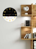 ساعة حائط مصنوعة من الأكريليك تعمل بالبطارية، بتصم...