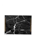 صينية تقديم مصنوعة من الأكريليك مزخرفة بتصميم رخام...