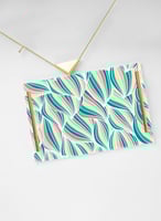 صينية تقديم مصنوعة من الأكريليك مزخرفة بتصميم نمط...