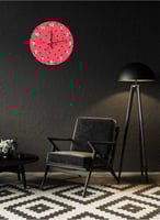 ساعة حائط مصنوعة من الأكريليك تعمل بالبطارية، بتصم...