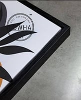 فريم اسود نحيف مجوف
