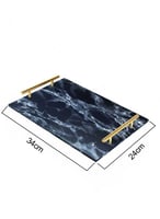 صينية تقديم مصنوعة من الأكريليك مزخرفة بتصميم شكل...