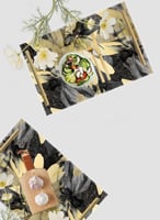 صينية تقديم مصنوعة من الأكريليك مزخرفة بتصميم زهرة...