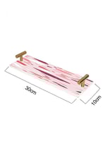 صينية تقديم مصنوعة من الأكريليك مزخرفة بتصميم ملون...