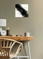 ساعة حائط مصنوعة من الأكريليك تعمل بالبطارية، بتصم...