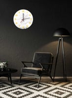 ساعة حائط مصنوعة من الأكريليك تعمل بالبطارية، بتصم...