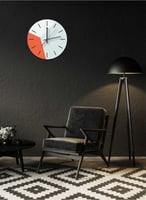 ساعة حائط مصنوعة من الأكريليك تعمل بالبطارية، بتصم...