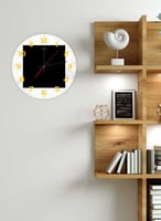 ساعة حائط مصنوعة من الأكريليك تعمل بالبطارية، بتصم...