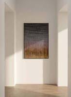 لوحة كانفاس على إطار خشبي، تصميم فن تجريدى، للمنزل...