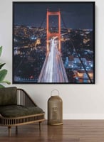 لوحة كانفس كبيرة بتصميم جسر على البسفور