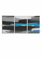 طقم من ٣ لوحات كانفاس على إطار خشبي، تصميم فن الزي...