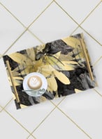 صينية تقديم مصنوعة من الأكريليك مزخرفة بتصميم زهرة...