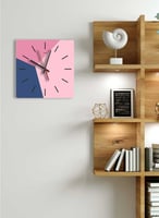 ساعة حائط مصنوعة من الأكريليك تعمل بالبطارية، بتصم...