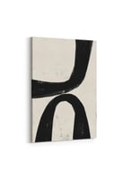 لوحة كانفاس على إطار خشبي بتصميم فن تجريدي