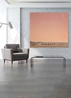 لوحة كانفاس مربع على إطار خشبي، تصميم جمال يعبرون...