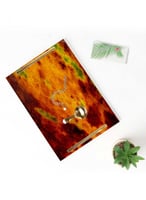 صينية تقديم مصنوعة من الأكريليك مزخرفة بتصميم ناري...