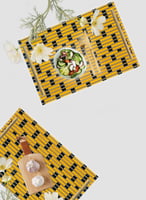 صينية تقديم مصنوعة من الأكريليك مزخرفة بتصميم مستط...