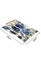 صينية تقديم مصنوعة من الأكريليك مزخرفة بتصميم زهور...