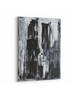 لوحة كانفاس على إطار خشبي، تصميم فن تجريدى ، للمنز...