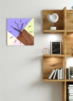 ساعة حائط مصنوعة من الأكريليك تعمل بالبطارية، بتصم...