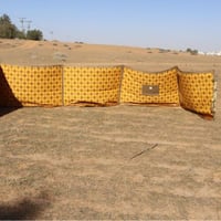 رواق قابل للصفط مبطن لون أصفر مقاس 6 × 1.25 متر –...